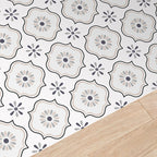Square Indoor Vinyl Flooring Self-Adhesive Flower Pattern Waterproof Vinyl Flooring
