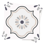 Square Indoor Vinyl Flooring Self-adhesive Flower Pattern Waterproof Vinyl Flooring