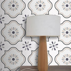 Square Indoor Vinyl Flooring Self-adhesive Flower Pattern Waterproof Vinyl Flooring