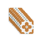 Square Inner Layer Vinyl Flooring Flower Pattern Peel and Stick Waterproof Vinyl Flooring