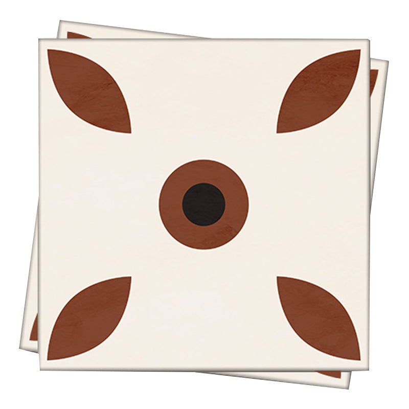 Indoor Vinyl floor floral pattern peel and stick waterproof square vinyl floor