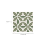 Indoor Vinyl Tiles Floral Pattern Peel and Stick Waterproof Square Vinyl Tile