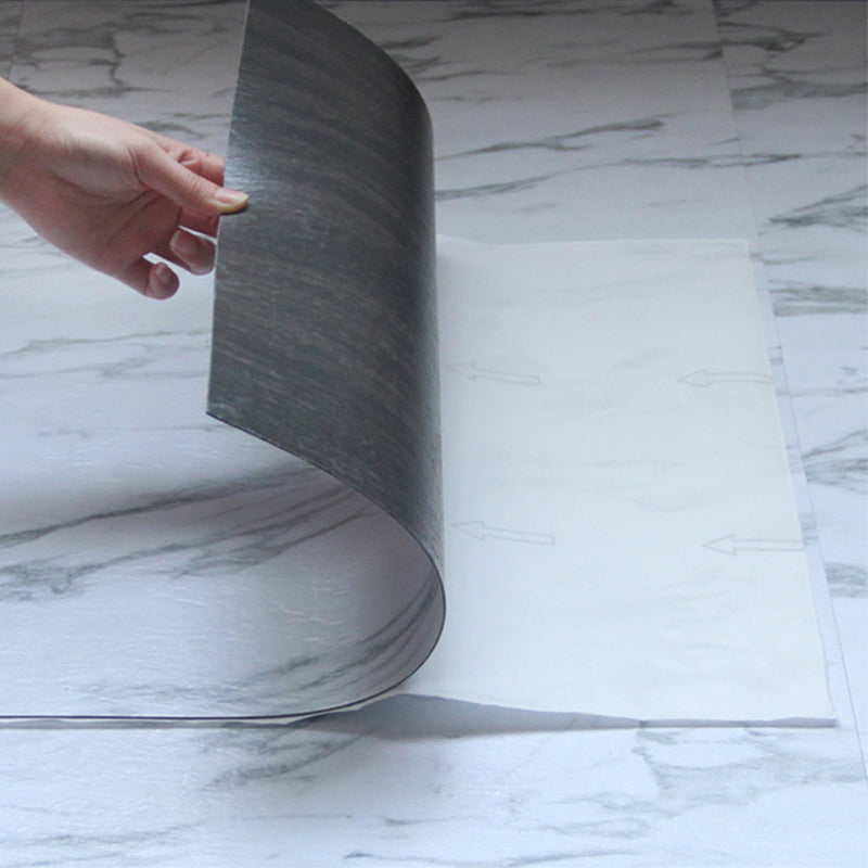 Square PVC flooring Peel & Stick stone design vinyl floor for the living room