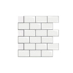 Peel and Stick Subway Tiles Waterproof Plastic Tile Rectangular Peel & Stick Tile for the Kitchen