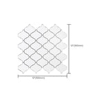 Peel and Stick Subway Tiles Waterproof Plastic Tile Rectangular Peel & Stick Tile for the Kitchen
