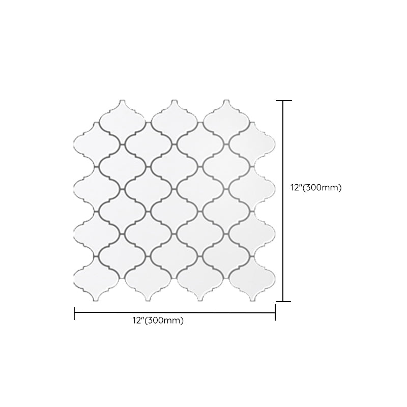 Peel and Stick Subway Tiles Waterproof Plastic Tile Rectangular Peel & Stick Tile for the Kitchen