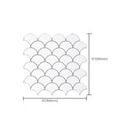 Peel and Stick Subway Tiles Waterproof Plastic Tile Rectangular Peel & Stick Tile for the Kitchen