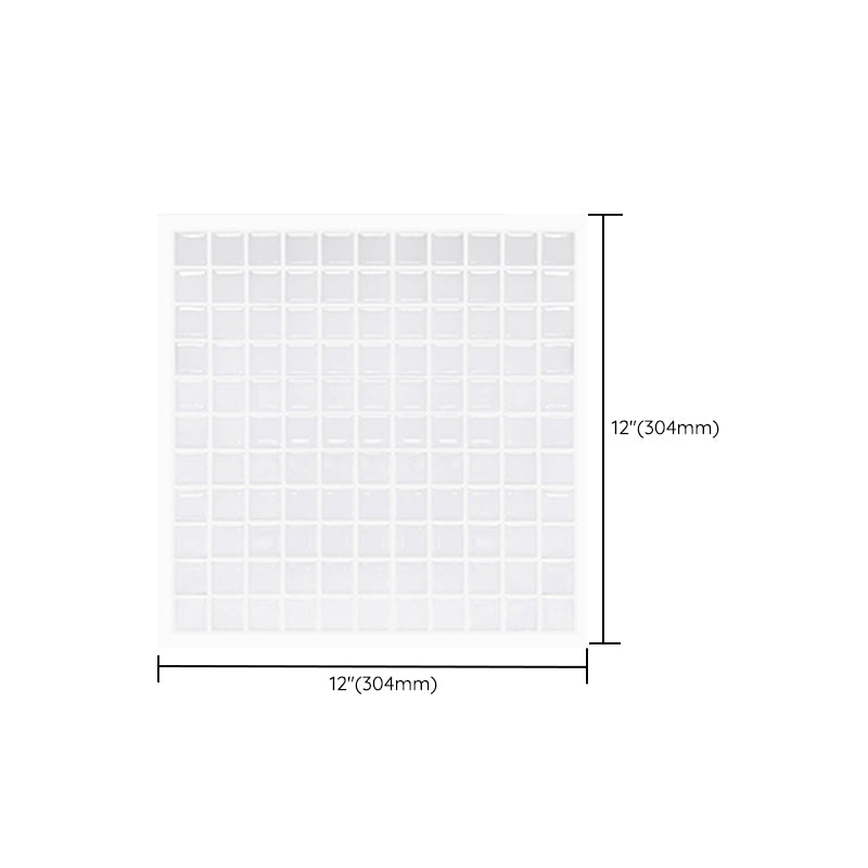 Peel and Stick Subway Tiles Waterproof Plastic Tile Rectangular Peel & Stick Tile for the Kitchen
