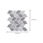 Peel & Stick Subway Tiles Plastic Stain Resistant Peel & Stick Subway Tiles 5-Pack