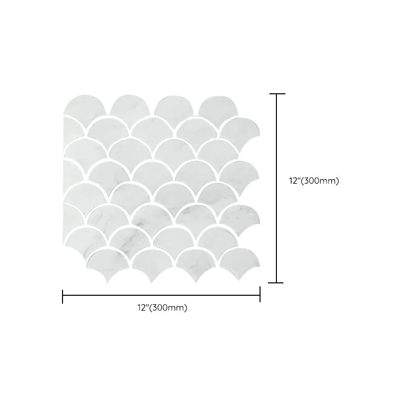Peel & Stick Subway Tiles Plastic Stain Resistant Peel & Stick Subway Tiles 5-Pack
