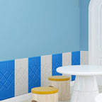 3D Embossed Foam Wall Panel Living Room Waterproof Wall Panel