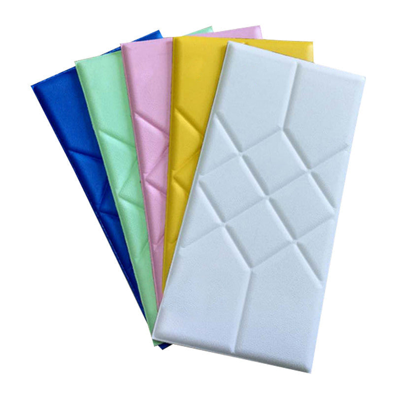 3D Embossed Foam Wall Panel Living Room Waterproof Wall Panel