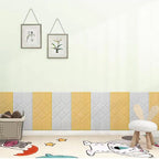 3D Embossed Foam Wall Panel Living Room Waterproof Wall Panel
