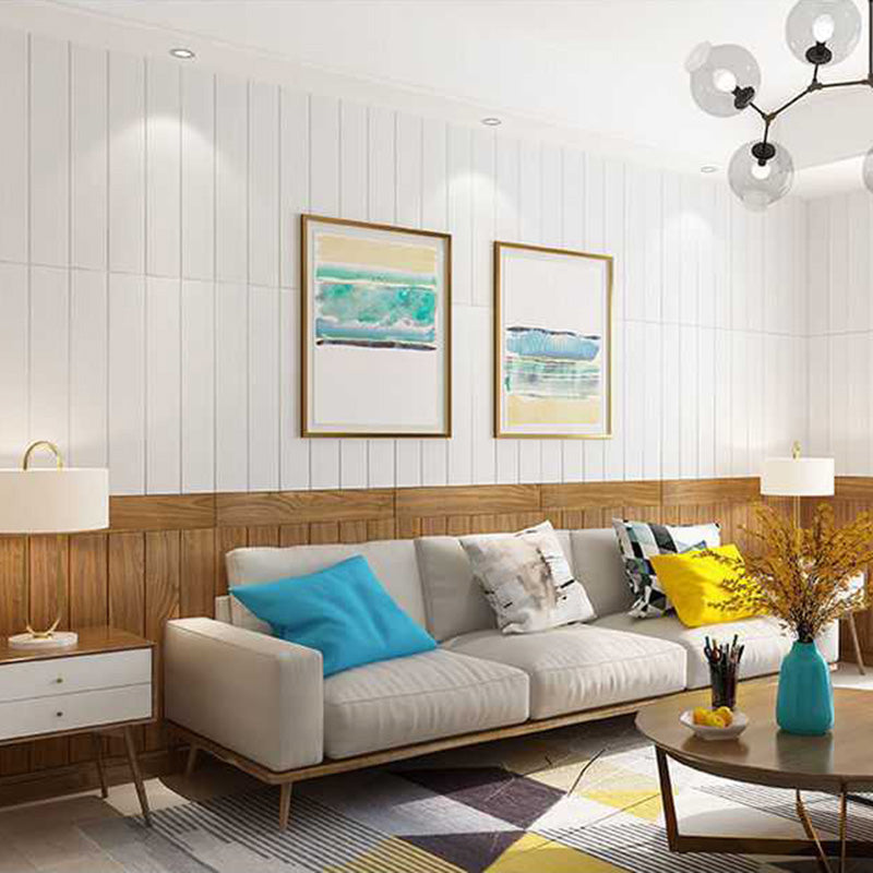 Living Room Wall Paneling for Peeling and Attaching 3D Embossed Wall Paneling