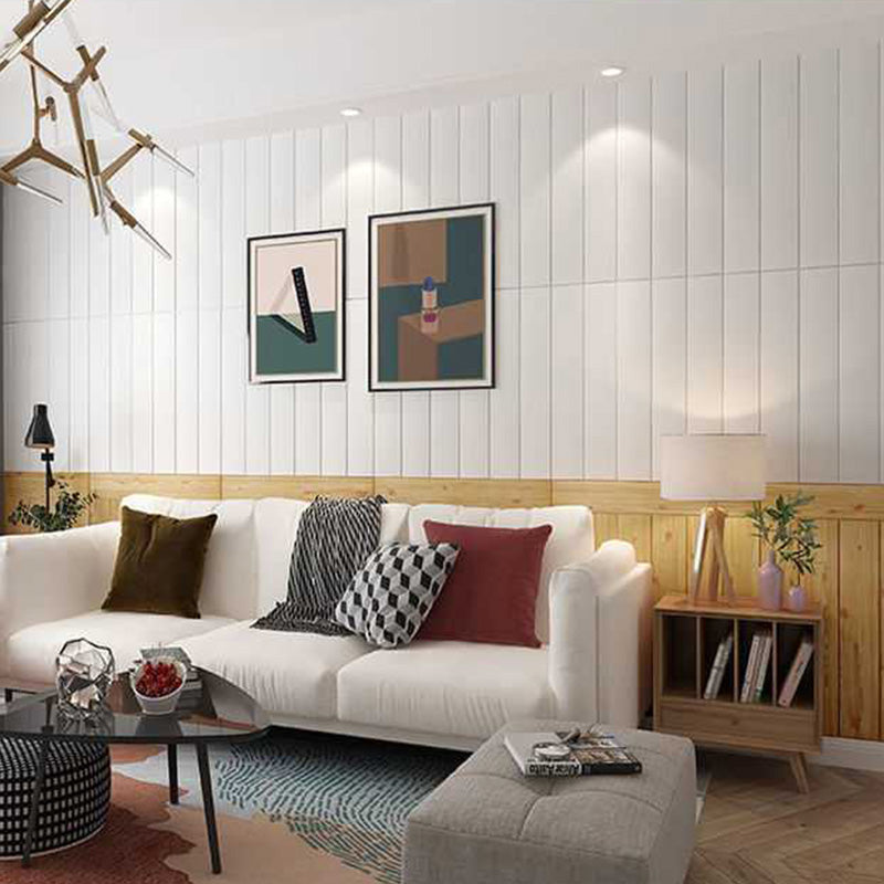 Living Room Wall Paneling for Peeling and Attaching 3D Embossed Wall Paneling