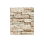 Country House Wall Shelf 3D Brick Living Room Wall Panel Set of 2