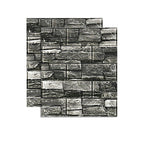 Country House Wall Shelf 3D Brick Living Room Wall Panel Set of 2