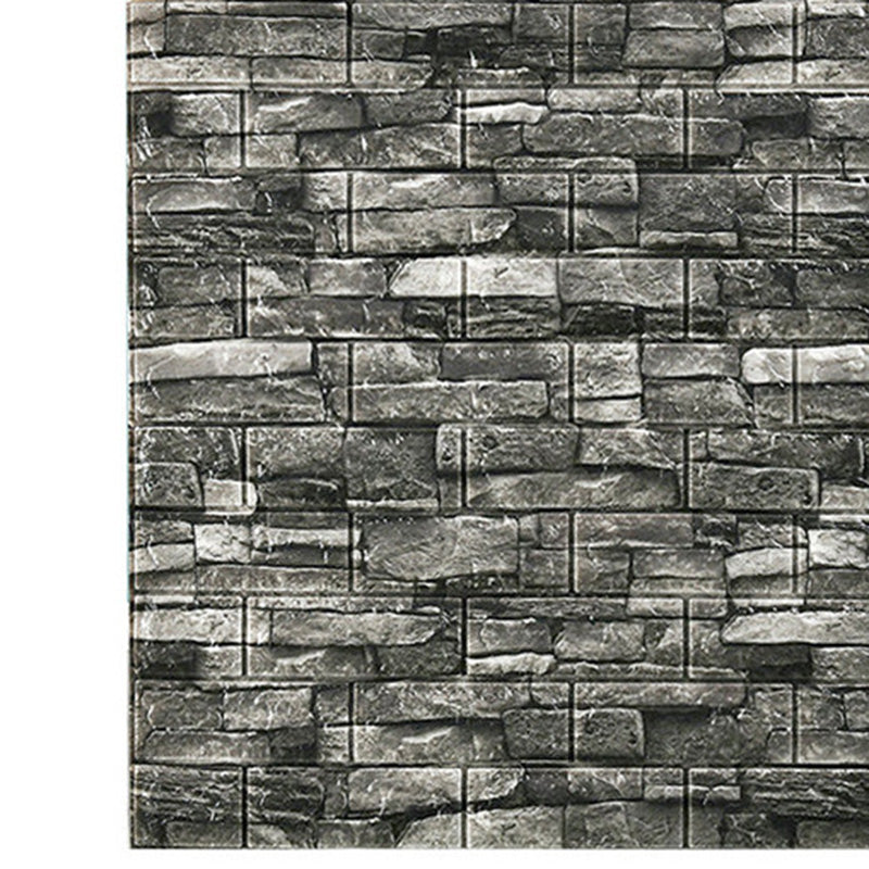 Country House Wall Shelf 3D Brick Living Room Wall Panel Set of 2