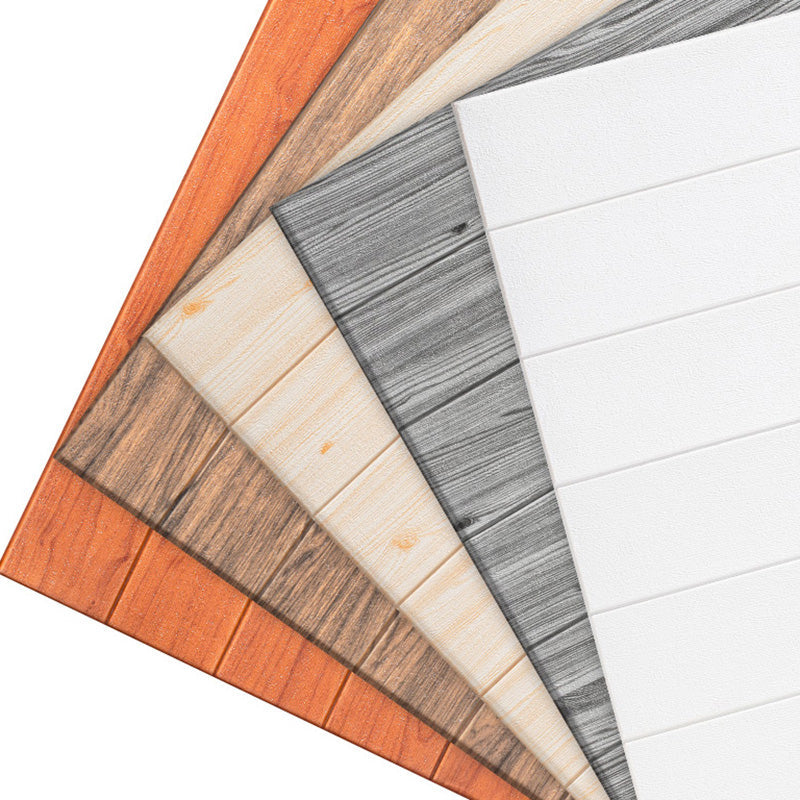 Living Room Wall Paneling Peel and Stick Wood Look Design Waterproof Wall Paneling