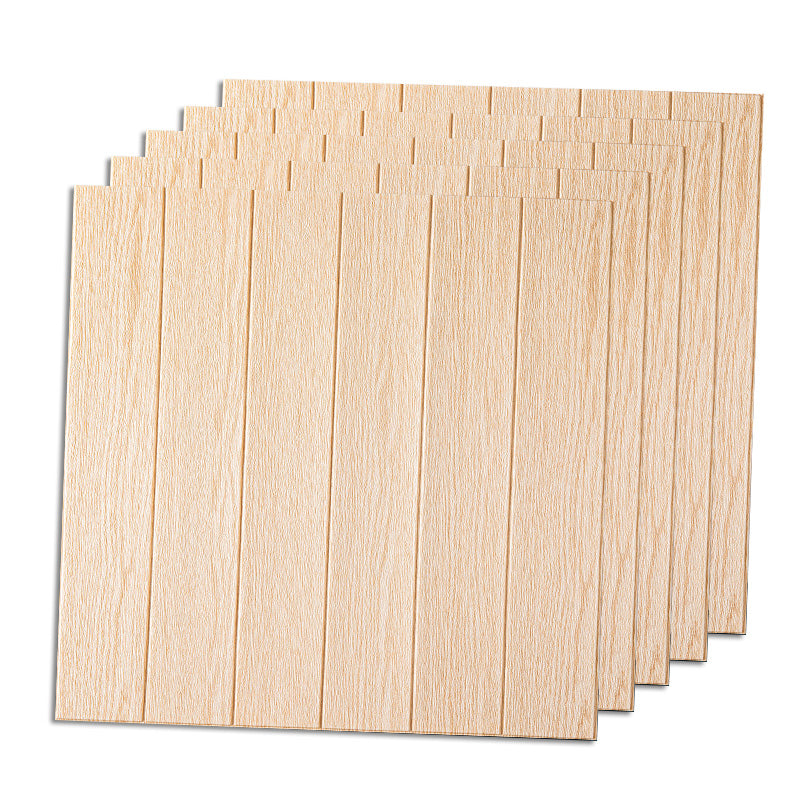 Living Room Wall Paneling Peel and Stick Wood Look Design Waterproof Wall Paneling
