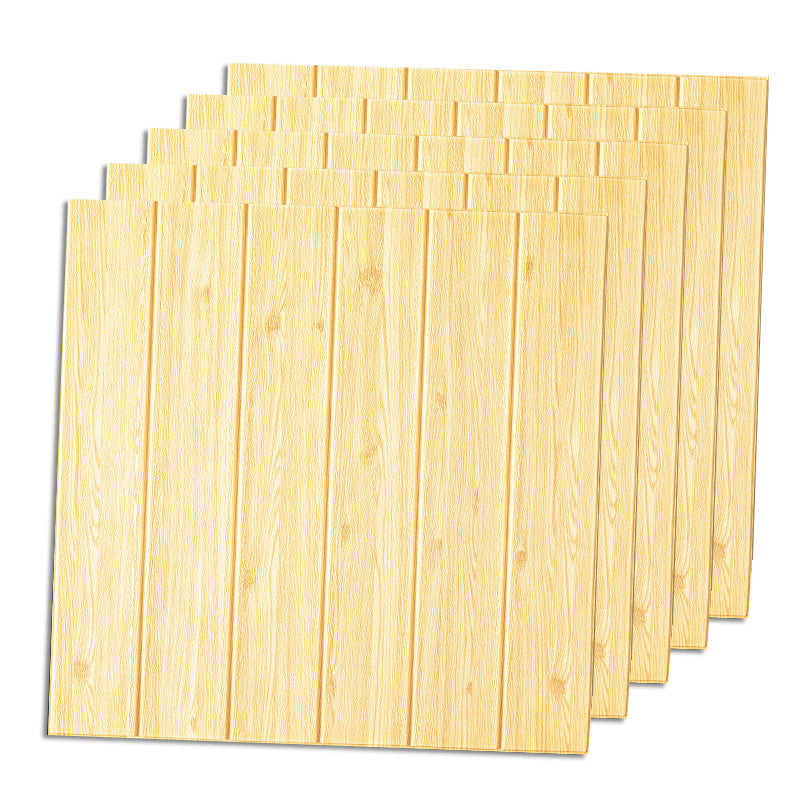 Living Room Wall Paneling Peel and Stick Wood Look Design Waterproof Wall Paneling