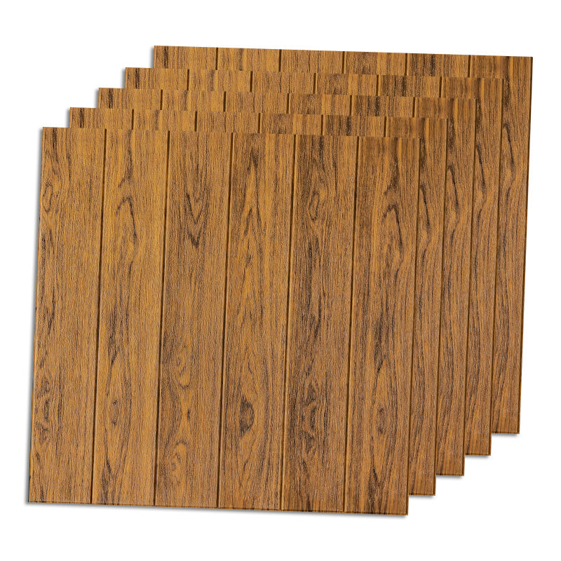 Living Room Wall Paneling Peel and Stick Wood Look Design Waterproof Wall Paneling