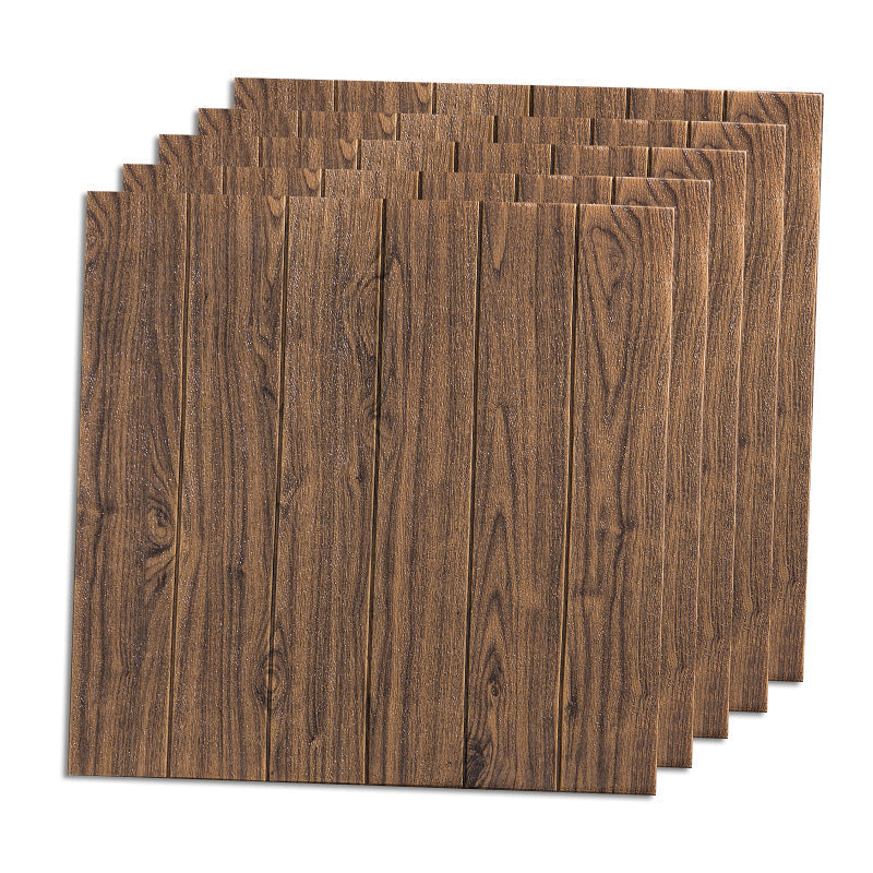 Living Room Wall Paneling Peel and Stick Wood Look Design Waterproof Wall Paneling
