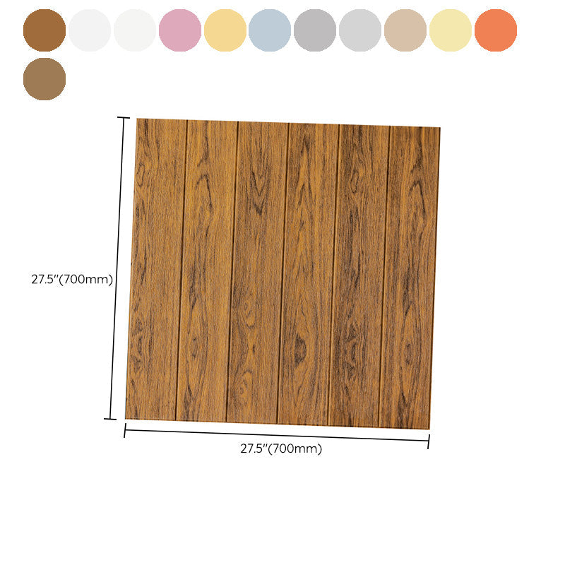 Living Room Wall Paneling Peel and Stick Wood Look Design Waterproof Wall Paneling