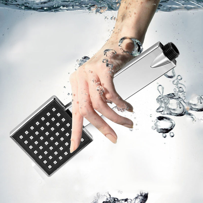 Square Handheld Showerhead Leakproof Wall-Mounted Showerhead