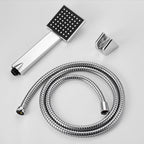 Square Handheld Showerhead Leakproof Wall-Mounted Showerhead