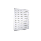 Silver Dual Shower Head 3 Settings Medium Flow Wall Mounted Shower Head