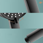 Modern Handheld Showerhead Adjustable Water Flow 5 Settings Wall Mounted Showerhead