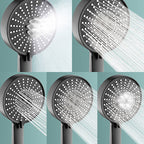 Modern Handheld Showerhead Adjustable Water Flow 5 Settings Wall Mounted Showerhead