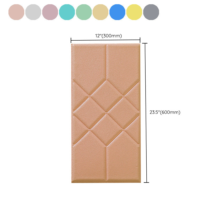 Modern Wall Cladding Living Room Peel and Stick 3D Embossing Waterproof Wall Cladding