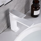 Modern Vessel Sink Faucet Copper Lever Handle Low Arc Vessel Faucet for the Bathroom