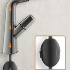 Modern Centerset Bathroom Faucet Solid Color Copper Sink Faucet
