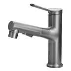 Modern Center Set Faucet Copper Center Set Vanity Faucet for Bathroom