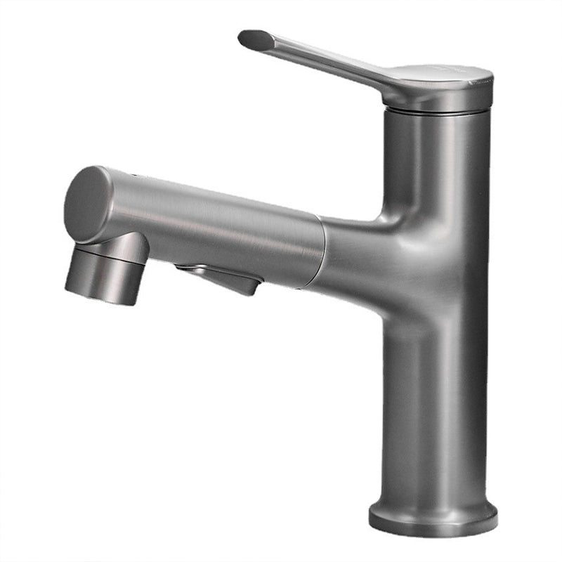 Modern Center Set Faucet Copper Center Set Vanity Faucet for Bathroom
