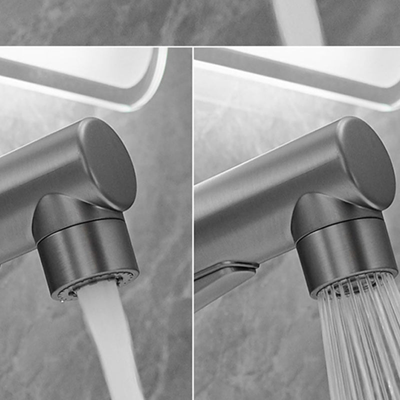 Modern Center Set Faucet Copper Center Set Vanity Faucet for Bathroom