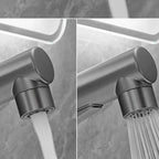 Modern Center Set Faucet Copper Center Set Vanity Faucet for Bathroom