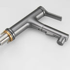 Modern Center Set Faucet Copper Center Set Vanity Faucet for Bathroom