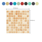 Peel and Stick Mosaic Tile Waterproof Square Peel and Stick Tile for the Kitchen 20-Pack