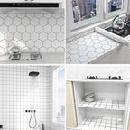 Modern Mosaic Tiles Smooth Peel & Stick Backsplash Wallpaper for Kitchen