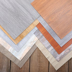 Modern Vinyl Floor Wood Look Peel and Stick Hand-Scraped PVC Floor