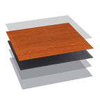 Modern Vinyl Floor Wood Look Peel and Stick Hand-Scraped PVC Floor