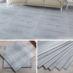 Modern Vinyl Floor Wood Look Peel and Stick Hand-Scraped PVC Floor