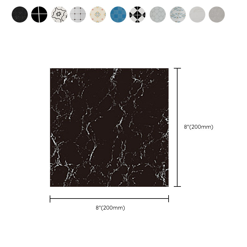 Modern PVC Flooring Peel and Stick Geometrically Printed Vinyl Plank Flooring