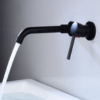 Wall mounted metal bathtub faucet single lever swivel bathtub tap trim