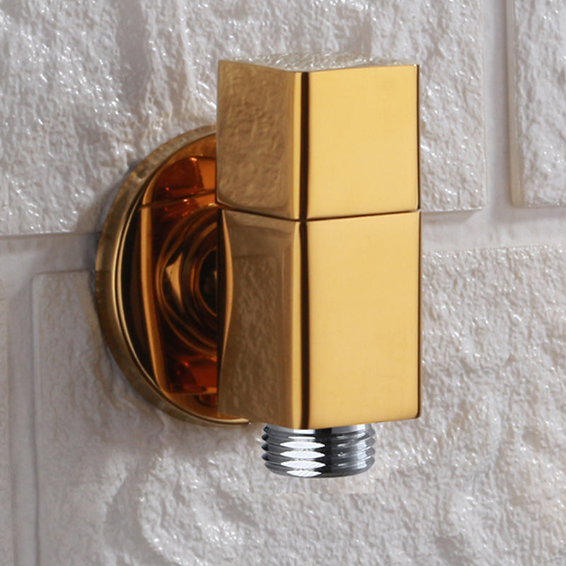 Industrial Wall-Mounted Bathroom Faucet Knob Handle Brass Faucet