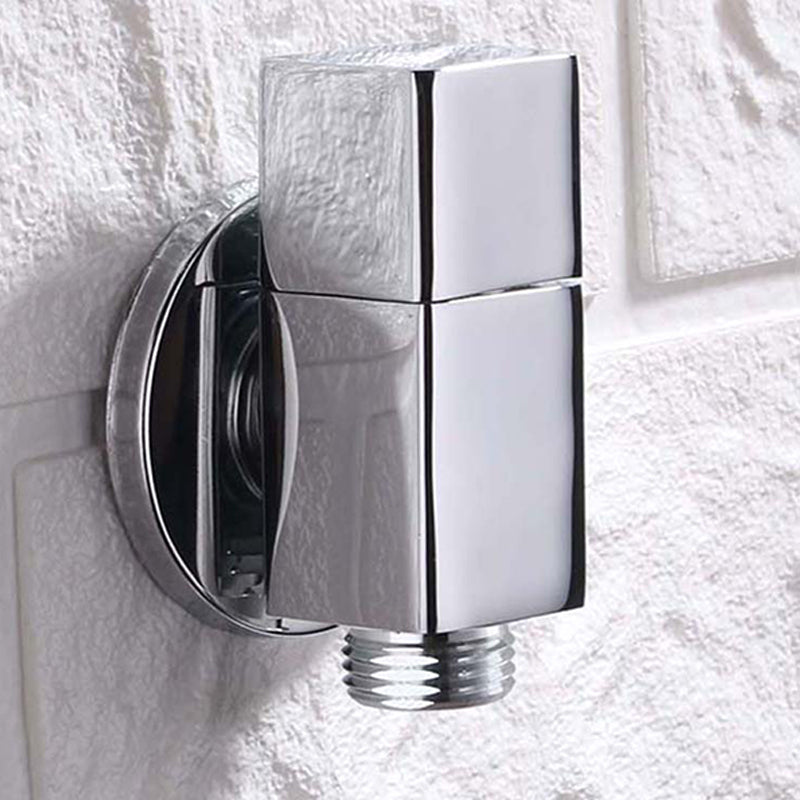 Industrial Wall-Mounted Bathroom Faucet Knob Handle Brass Faucet